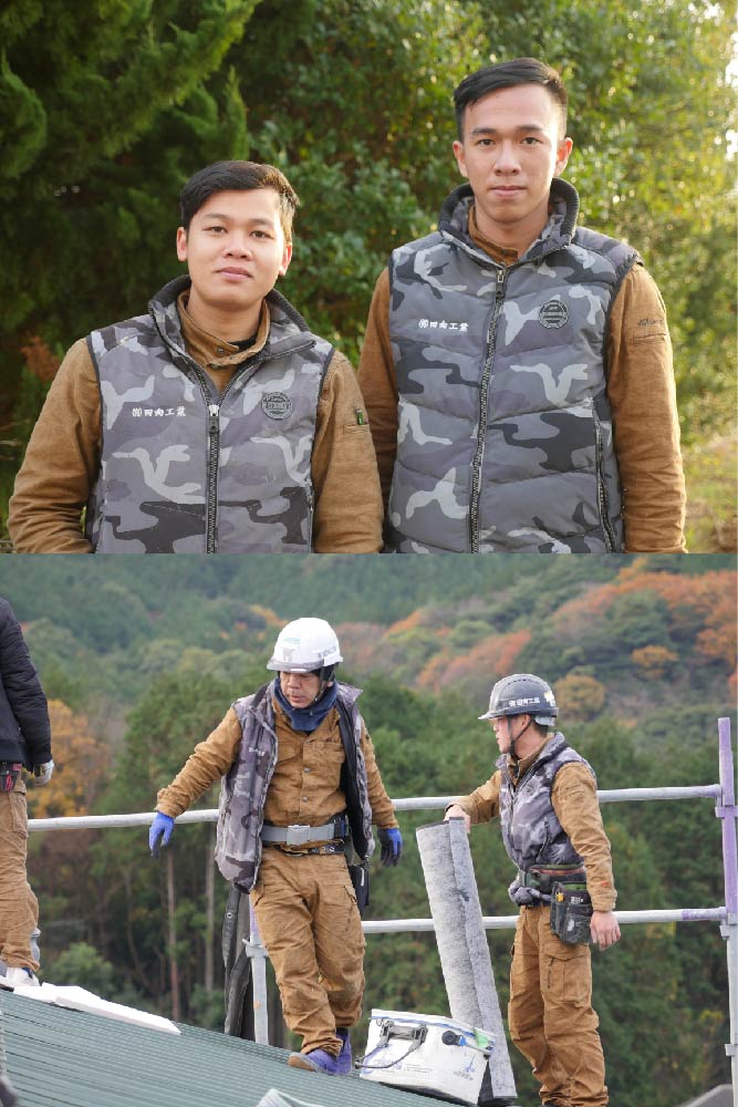 田向工業で働く従業員達2